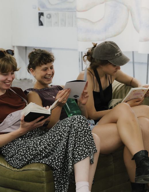 Open Studios at Elizabeth Pich Class "Narrative Art, Humor and Dramaturgy"