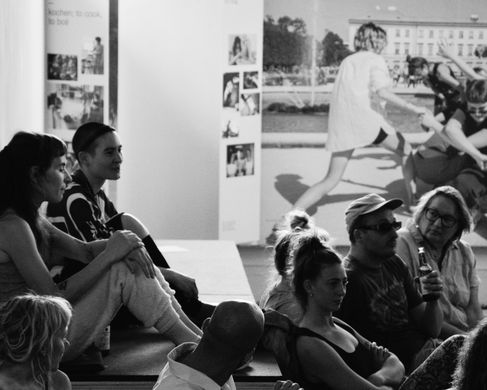 Zwergelgarten Pavillion artist talk mit Mette Sterre