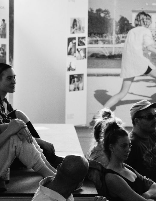 Zwergelgarten Pavillion artist talk mit Mette Sterre