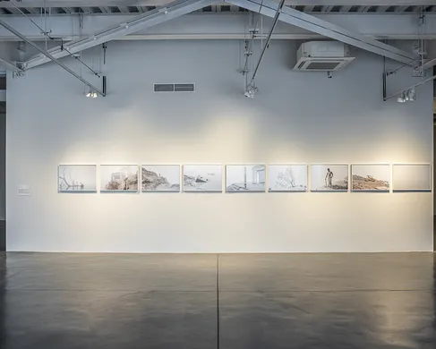 At the Edge of Land, installation view, Hayy Jameel, Jeddah. Courtesy of Art Jameel. Photography by Mohamed Alaskandrani