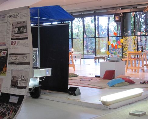 210406_ruangrupa - ruru, 2014, installation view, Sâo Paulo Biennale.