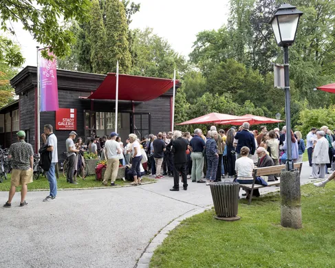 240722_EÖ_Zwergelgarten_HK_52 - Summer Academy opening 2024, Stadtgalerie Zwergelgartenpavillon