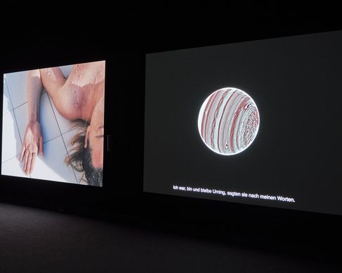 8_PhilippGufler_TE1 - Installation view Kunsthalle Mainz: Philipp Gufler: Dis/Identification: Philipp Gufler, The Beginning of Identification, and its End, 2024.
Courtesy the artist and BQ Berlin.