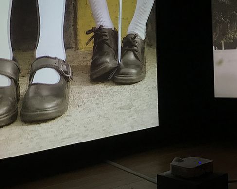 Abidi - RESERVED, installation view from They died laughing, Gropius Bau, 2006
