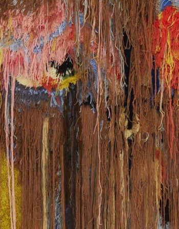 Achaintre - Todo Custo, 2015, handgetuftete Wolle, 300 × 210 cm, Courtesy of Arcade, London