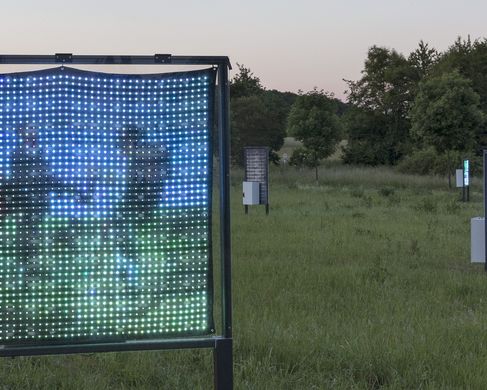 Arakawa_Naujoks - Harsh Citation, Harsh Pastoral, Harsh, Münster, 2017, Musik: Christian Naujoks, Text: Ei Arakawa und Dan Poston, Skulptur Projekte Münster 2017