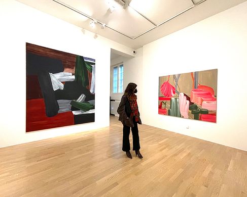 Assefjah_IMG_9819 Kopie - Mojé Assefjah, Ausstellungsansicht, Lenbachhaus, München, 2022.