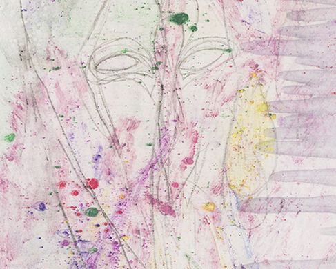 CAM_142 - Pearline, 2017, monotype, 81.2 × 59 cm, Courtesy Bernier-Eliades Gallery, Athens