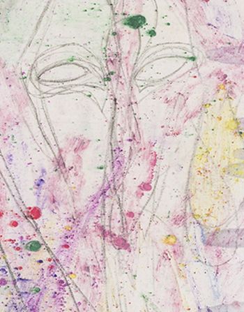 CAM_142 - Pearline, 2017, monotype, 81.2 × 59 cm, Courtesy Bernier-Eliades Gallery, Athens