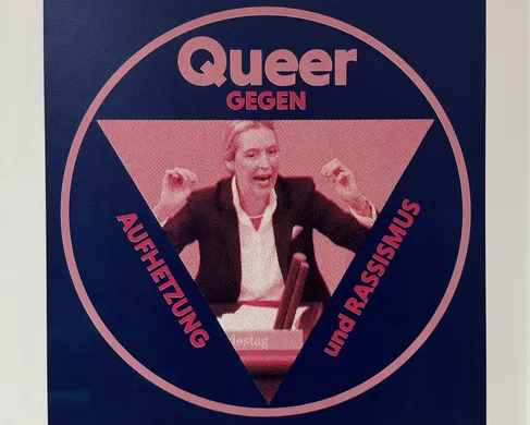 DRUCK_STICKER_WEIDEL Kopie - Philipp Gufler, Queer gegen Aufhetzung und Rassismus