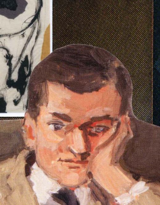 Kolding - The Blank Page, 2017, Collage auf Papier, 24 × 17 cm, Courtesy of the artist