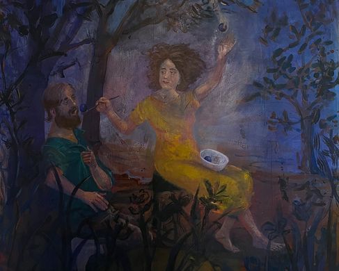 Macketanz_blue-fruits-220x180 Kopie - Christian Macketanz, Blue Fruits, 200 x 180 cm, 2024.