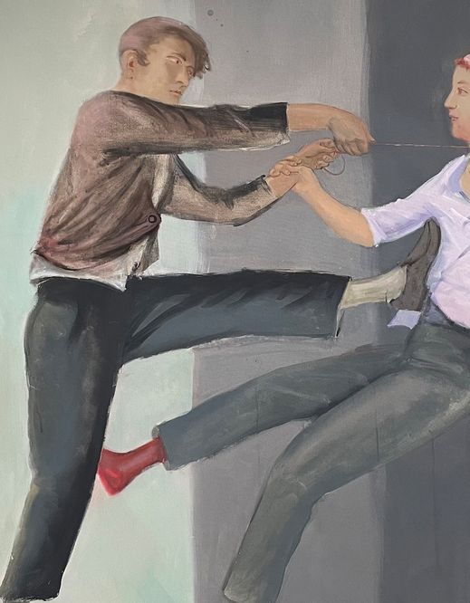 Macketanz_kick-2024,210x280 Kopie - Christian Macketanz, Kick, 210 X 280 cm, 2024.