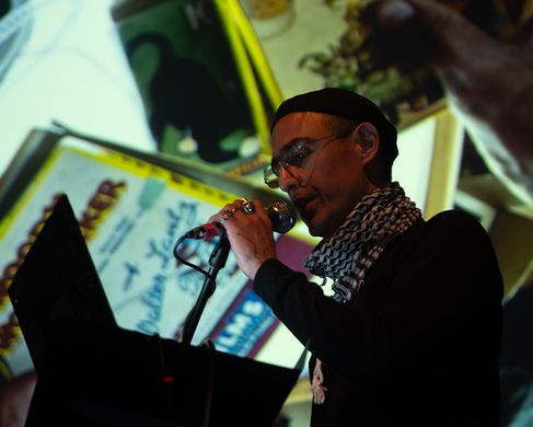 Marinez-Zarate_2 - Pablo Martínez-Zárate, Impressions on Colonialism, Live-Kino-Performance. Mexico City International Documentary Film Festival, Oktober 2025. Foto: Andrés Durán Moreno