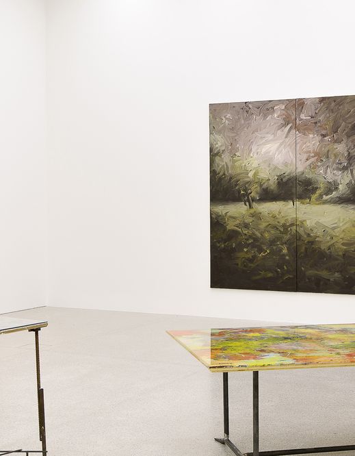 Scheibl - Malerei – Prozess und Expansion, Ausstellungsansicht, 2010, Mumok Wien