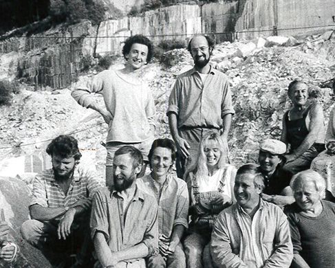 Wille - Makoto Fujiwara, Alois Lindenbauer, Janez Lenassi, Karl Prantl, Milos Chlupac and students, 1987, Kiefer Steinbruch, Fürstenbrunn