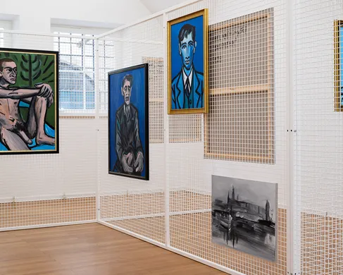 Karol Radziszewski, Sebastian im Traum, installation view, Galerie Kunst im Traklhaus, Salzburg, 2023, photo: Rudolf Strobl - Karol Radziszewski, Sebastian im Traum, installation view, Galerie Kunst im Traklhaus, Salzburg, 2023, photo: Rudolf Strobl