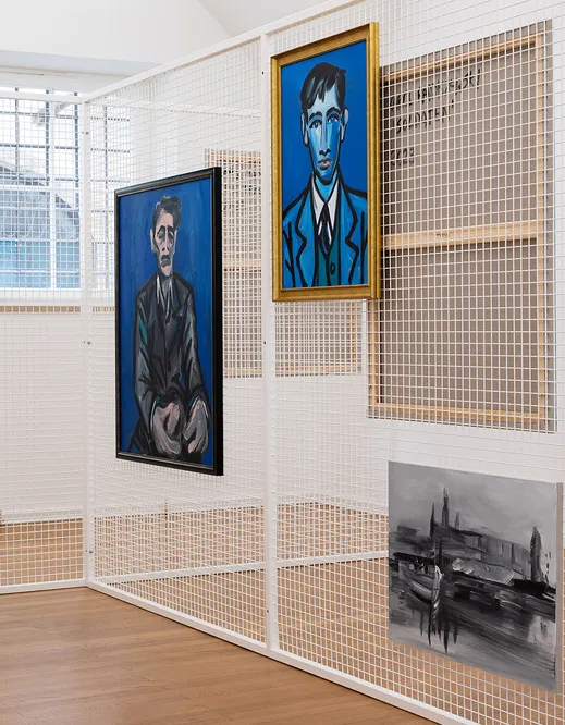 Karol Radziszewski, Sebastian im Traum, installation view, Galerie Kunst im Traklhaus, Salzburg, 2023, photo: Rudolf Strobl - Karol Radziszewski, Sebastian im Traum, installation view, Galerie Kunst im Traklhaus, Salzburg, 2023, photo: Rudolf Strobl